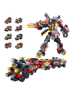 Set de Trenes de Construcción BuluKe 766 Piezas para Niños 6-18 Años
