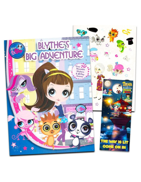 Set de Libros para Colorear Littlest Pet Shop - 1 Libro, 80 Stickers Set de Libros para Colorear Littlest Pet Shop - 1 Libro, 80 Stickers