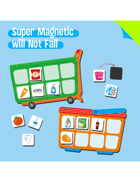 Juego de Lista de Compras Magnética SpriteGru - Educativo 3+ Años Juego de Lista de Compras Magnética SpriteGru - Educativo 3+ Años