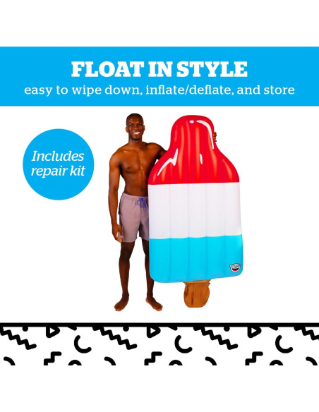 Flotador de Piscina Gigante Helado BigMouth 1.83m Vinilo Flotador de Piscina Gigante Helado BigMouth 1.83m Vinilo