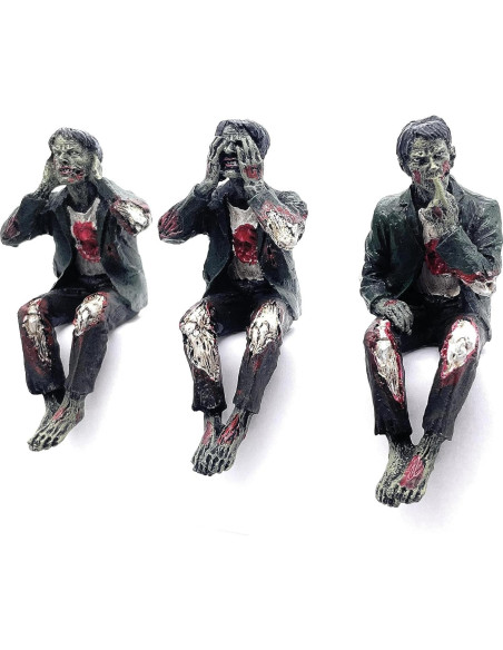 Figuritas de Zombie RUSTIX Walking Dead - Adornos de Horror 10.16 cm Figuritas de Zombie RUSTIX Walking Dead - Adornos de Horror 10.16 cm