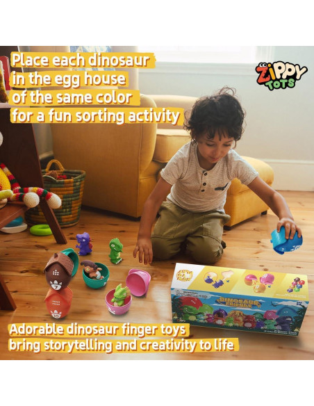 Juguete de Aprendizaje Zippytots Dino 20 Piezas Montessori Juguete de Aprendizaje Zippytots Dino 20 Piezas Montessori
