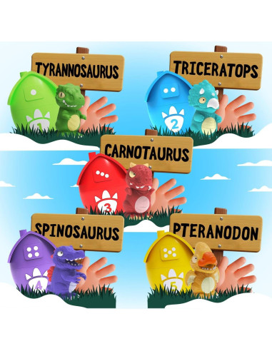 Juguete de Aprendizaje Zippytots Dino 20 Piezas Montessori
