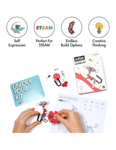 Kit de Animales Offbits Pingüino - Juguete STEAM 6+ Años