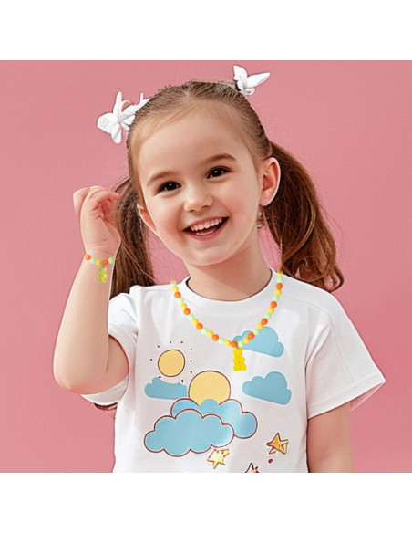 Conjunto de Joyería para Niñas PinkSheep - 6 Piezas con Ositos Conjunto de Joyería para Niñas PinkSheep - 6 Piezas con Ositos