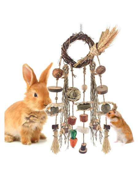 Juguete de Masticar Bissap Bunny para Conejos y Roedores Juguete de Masticar Bissap Bunny para Conejos y Roedores