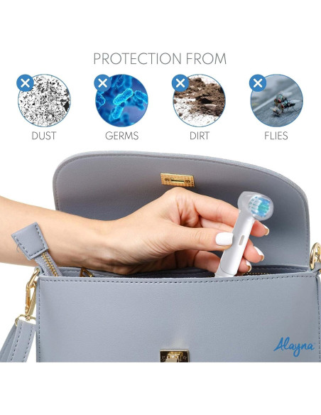 Cubiertas de Protección para Cabezas de Cepillo Oral B - Paquete de 4 Cubiertas de Protección para Cabezas de Cepillo Oral B - Paquete de 4