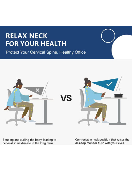 Soporte para Monitor FITUEYES de Vidrio Ajustable 38.4x23.9cm