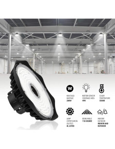 Luz LED de Alta Bahía JONATHAN Y JYL9801A 28600 Lúmenes 5000K 2