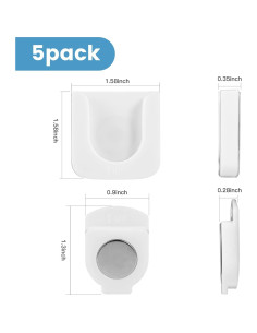 Soporte Magnético para Control Remoto MAWFOZIN - Paquete de 5 2
