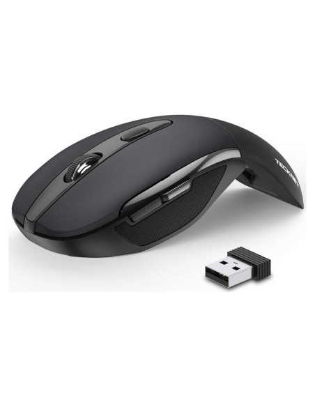 Ratón Inalámbrico Plegable TECKNET M017 2000 DPI Negro Ratón Inalámbrico Plegable TECKNET M017 2000 DPI Negro