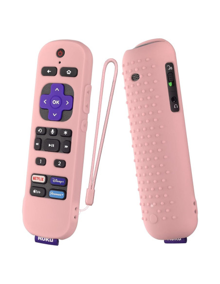 Funda de silicona AKSHFETH para control remoto Roku Ultra 2022 Funda de silicona AKSHFETH para control remoto Roku Ultra 2022