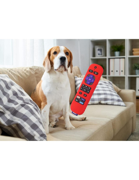 Funda de silicona AKSHFETH para control remoto Roku Ultra 2022 Funda de silicona AKSHFETH para control remoto Roku Ultra 2022