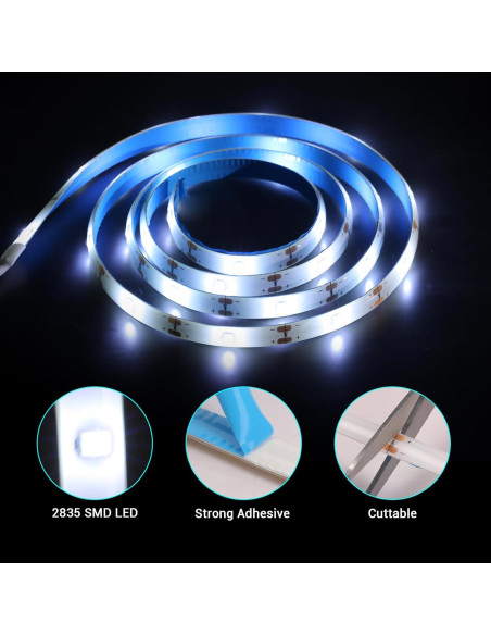 Luces de tira LED 1.0 m Litupshow con control remoto y 8 modos Luces de tira LED 1.0 m Litupshow con control remoto y 8 modos