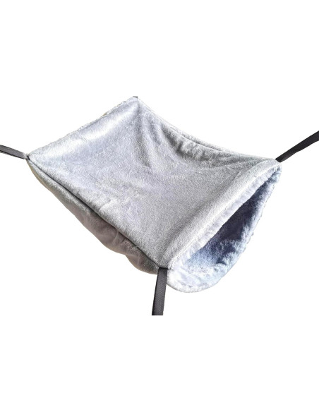 Hamaca de Felpa Suave Mengxi para Hurones y Ratas Mediana Gris Hamaca de Felpa Suave Mengxi para Hurones y Ratas Mediana Gris