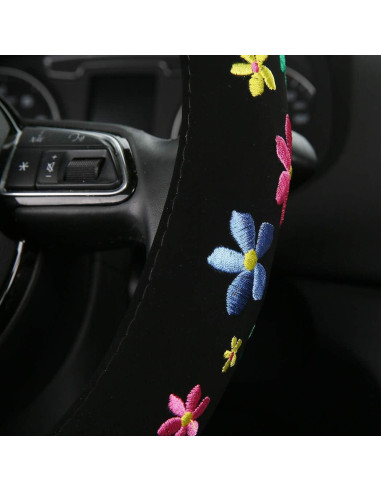 Cubierta de Volante Universal Sobonito Floral Deluxe 36.8-38.1 cm