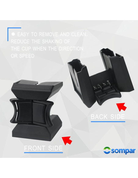 Divisor de soporte para tazas Osompar Lexus RX350 RX450H 2010-2015 Divisor de soporte para tazas Osompar Lexus RX350 RX450H 2010-2015