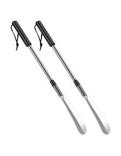 Cucharas de Zapato Ajustables Blulu - Acero Inoxidable, 2 Piezas
