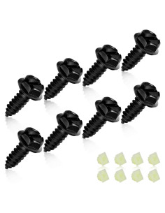 Tornillos Universales Moly Magnolia para Placas de Matrícula - 16 Piezas