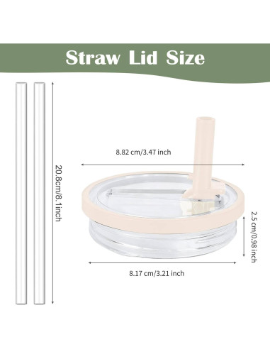 Stanley Tapas de Popote Flip Reutilizables 30 OZ Verde Militar
