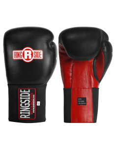 Guantes de Boxeo Ringside 14 oz IMF Tech Negro/Rojo
