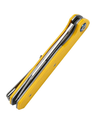 Cuchillo Plegable Sitivien ST135 D2 Mango G10 Amarillo 22.4 cm