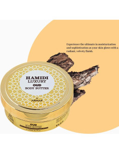 Manteca Corporal Hidratante Hamidi Oud 250ml - Piel Radiante 2