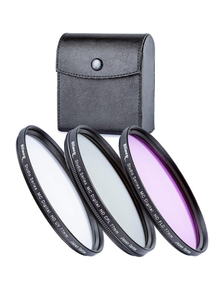 Kit de Filtros de Lente Ultimaxx 72mm UV CPL FLD + Macro Kit de Filtros de Lente Ultimaxx 72mm UV CPL FLD + Macro