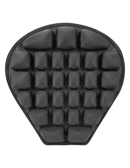 Funda Inflable Cojín de Asiento Motocicleta JFT Negro 36x37cm Funda Inflable Cojín de Asiento Motocicleta JFT Negro 36x37cm