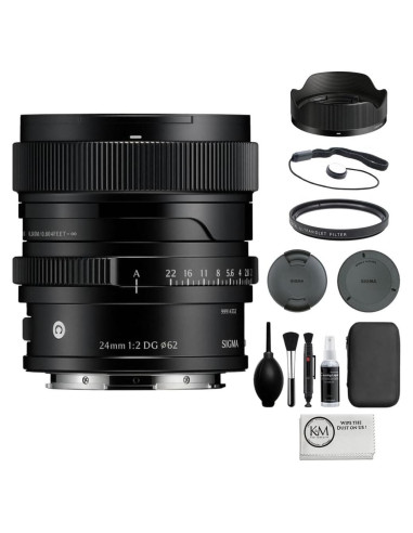 Lente Sigma 24mm F2 DG Contemporáneo Montura L + Filtro UV