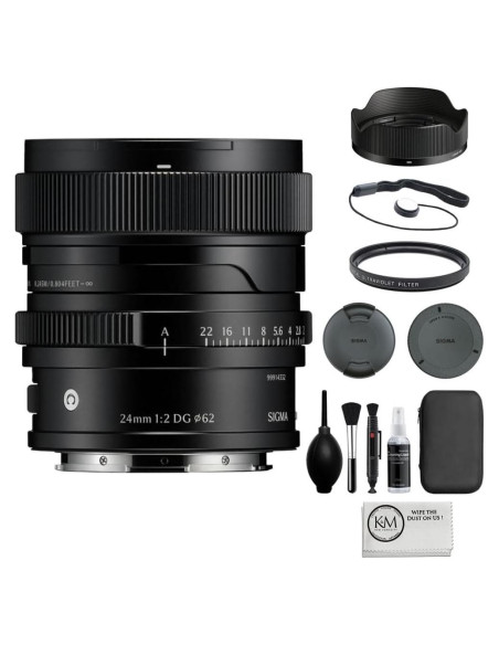 Lente Sigma 24mm F2 DG Contemporáneo Montura L + Filtro UV Lente Sigma 24mm F2 DG Contemporáneo Montura L + Filtro UV