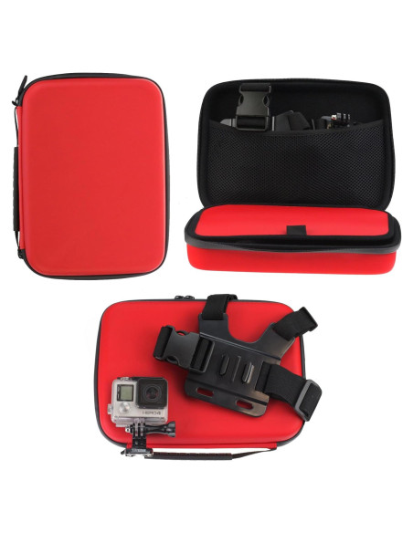 Funda Dura Navitech Roja para Cámara de Acción TecTecTec XPRO1 Funda Dura Navitech Roja para Cámara de Acción TecTecTec XPRO1