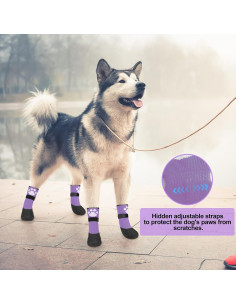 Calcetines Antideslizantes para Perros BEAUTYZOO - Mediano 2