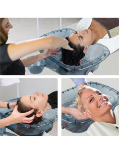 Bañera para Lavado de Cabello Retrona - Portátil para Ancianos 2