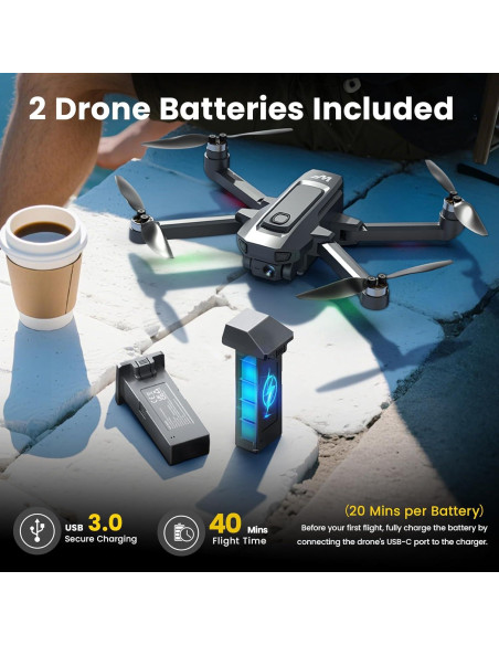 Dron WeFone WF33 4K UHD Plegable GPS 40min Vuelo 209g Dron WeFone WF33 4K UHD Plegable GPS 40min Vuelo 209g