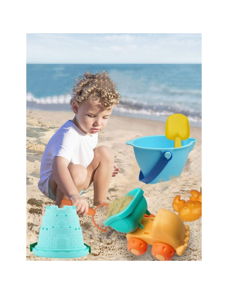 Conjunto de Juguetes de Playa IOKUKI 15 PCS con Palas Largas Conjunto de Juguetes de Playa IOKUKI 15 PCS con Palas Largas