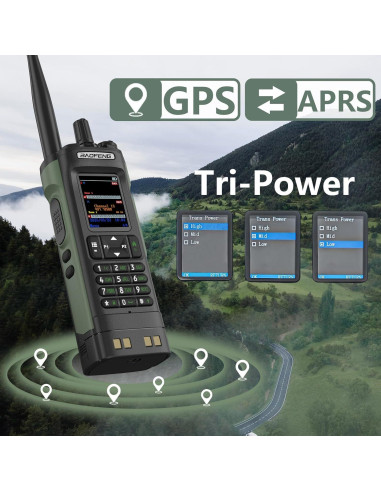 Radio DMR BAOFENG DM-32 10W GPS APRS Walkie Talkie
