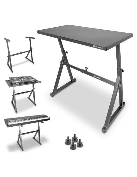 Soporte de Mesa DJ AxcessAbles KBS-FTT - Ajustable 91.4x49.3cm Soporte de Mesa DJ AxcessAbles KBS-FTT - Ajustable 91.4x49.3cm