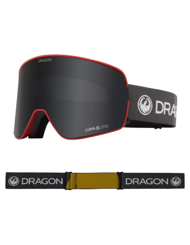 Gafas de Nieve Dragon NFX2 Bonus Unisex Rojo con Lente Adicional