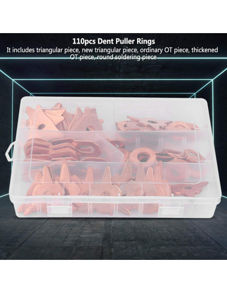 Kit de Puntas de Soldador para Reparación de Abolladuras 110pcs Srliya Kit de Puntas de Soldador para Reparación de Abolladuras 110pcs Srliya