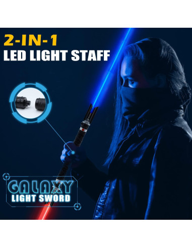 Sables Iluminados 2-en-1 Anndofy para Niños con Sonido FX