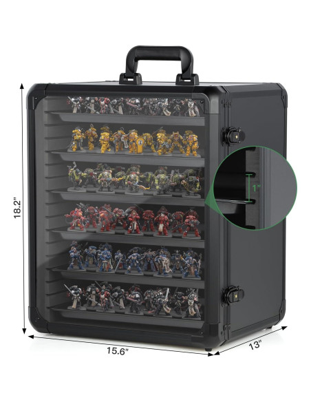 Caja de Almacenamiento Miniatura Tense Edano 6 Bandejas 39.6x33x46.2cm Caja de Almacenamiento Miniatura Tense Edano 6 Bandejas 39.6x33x46.2cm