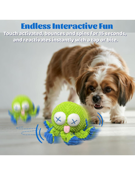 Juguete Interactivo para Perros GUKCO Pulpo Recargable 14cm Juguete Interactivo para Perros GUKCO Pulpo Recargable 14cm