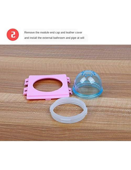 Conjunto de Placas de Conexión para Jaula de Hámster - 2 Piezas Conjunto de Placas de Conexión para Jaula de Hámster - 2 Piezas