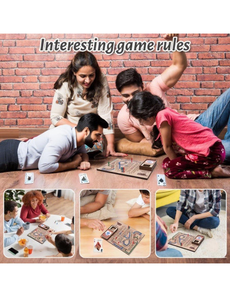 Juego de Mesa Cribbage Wars Asaint de Madera 32.3x26.2 cm Juego de Mesa Cribbage Wars Asaint de Madera 32.3x26.2 cm