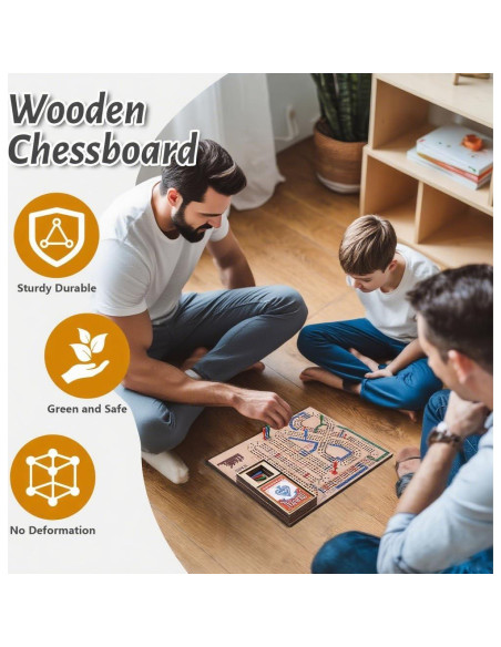 Juego de Mesa Cribbage Wars Asaint de Madera 32.3x26.2 cm Juego de Mesa Cribbage Wars Asaint de Madera 32.3x26.2 cm