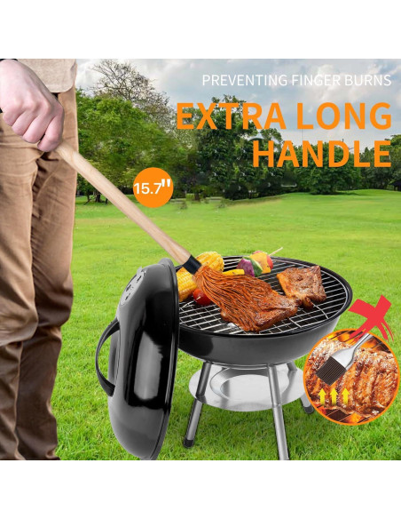Juego de Brochas para BBQ ZQDFLME 11 Piezas Hierro Fundido Juego de Brochas para BBQ ZQDFLME 11 Piezas Hierro Fundido