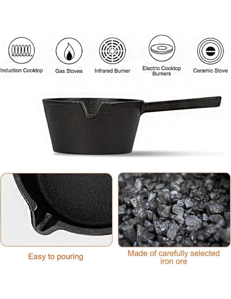 Juego de Brochas para BBQ ZQDFLME 11 Piezas Hierro Fundido Juego de Brochas para BBQ ZQDFLME 11 Piezas Hierro Fundido