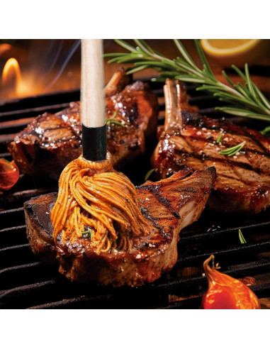 Juego de Brochas para BBQ ZQDFLME 11 Piezas Hierro Fundido