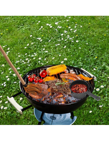 Juego de Brochas para BBQ ZQDFLME 11 Piezas Hierro Fundido
